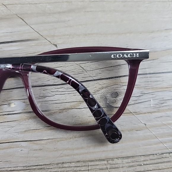Coach Eyeglasses HC6124 5509 Solid Oxblood‎ Metal Size 53-17-140 FRAMES ONLY - Picture 8 of 14